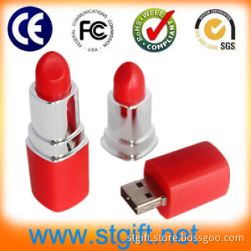 Lady Lipstick USB Disk, Christmas USB Flash Drive, Wedding/Lady USB Gift